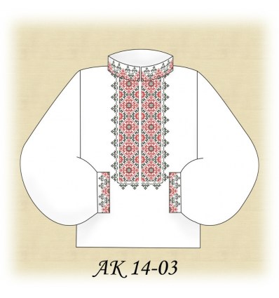 Заготовка мужской рубашки АК 14-03