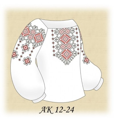 Заготовка дитячої блузки (домоткане) АК 12-24
