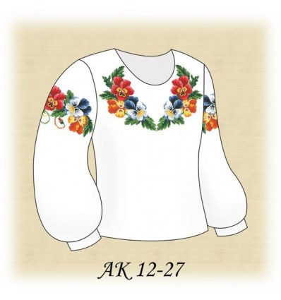 Заготовка дитячої блузки (домоткане)АК 12-27