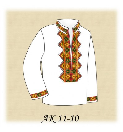 Заготовка детской рубашки (домотканое) АК 11-10