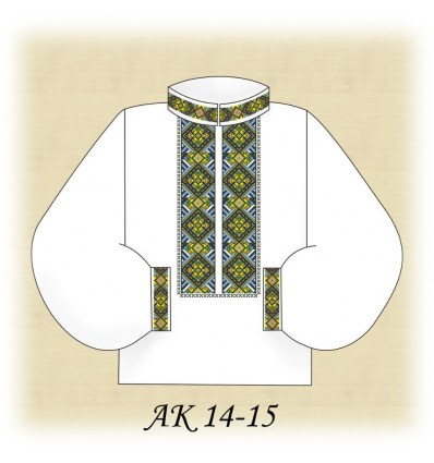Заготовка чоловічої сорочки (домоткане) АК 14-15