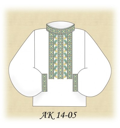 Заготовка чоловічої сорочки (домоткане) АК 14-05