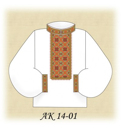 Заготовка чоловічої сорочки (домоткане) АК 14-01
