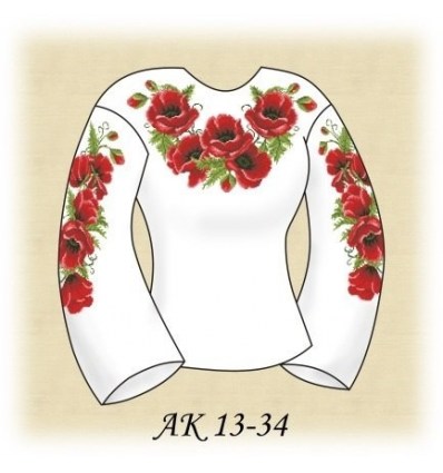 Заготовка блузки (домоткане) АК 13-34