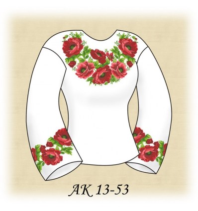 Заготовка блузки (домоткане) АК 13-53