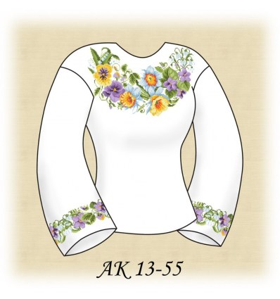 Заготовка блузки (домоткане) АК 13-55