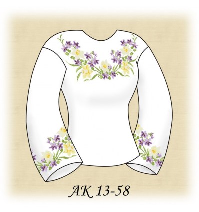 Заготовка блузки (домотканое) АК 13-58