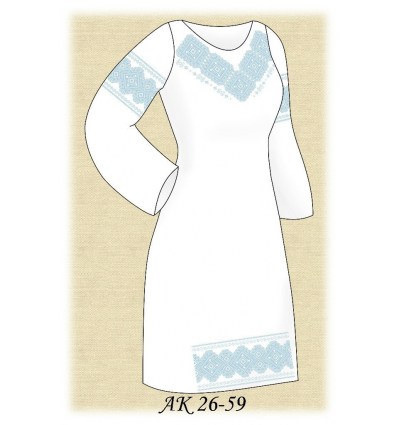 Заготовка платья (домоткане) АК 26-59