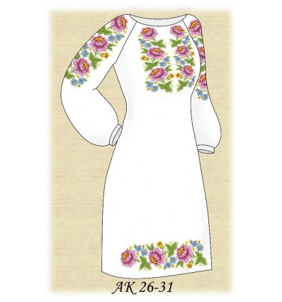 Заготовка платья (домоткане) АК 26-31